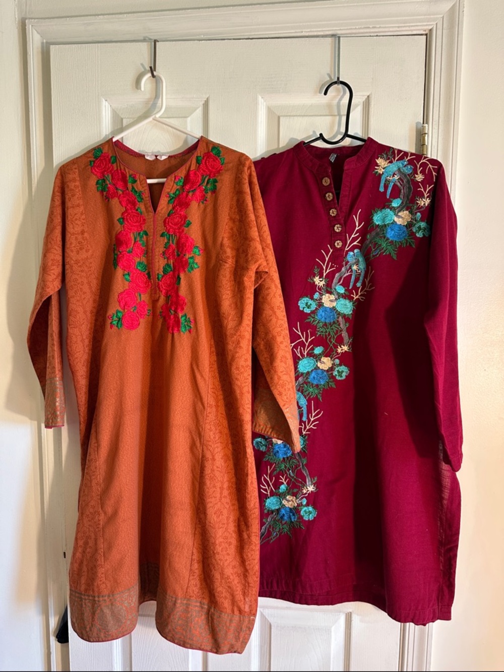 2 embroidered kurtas